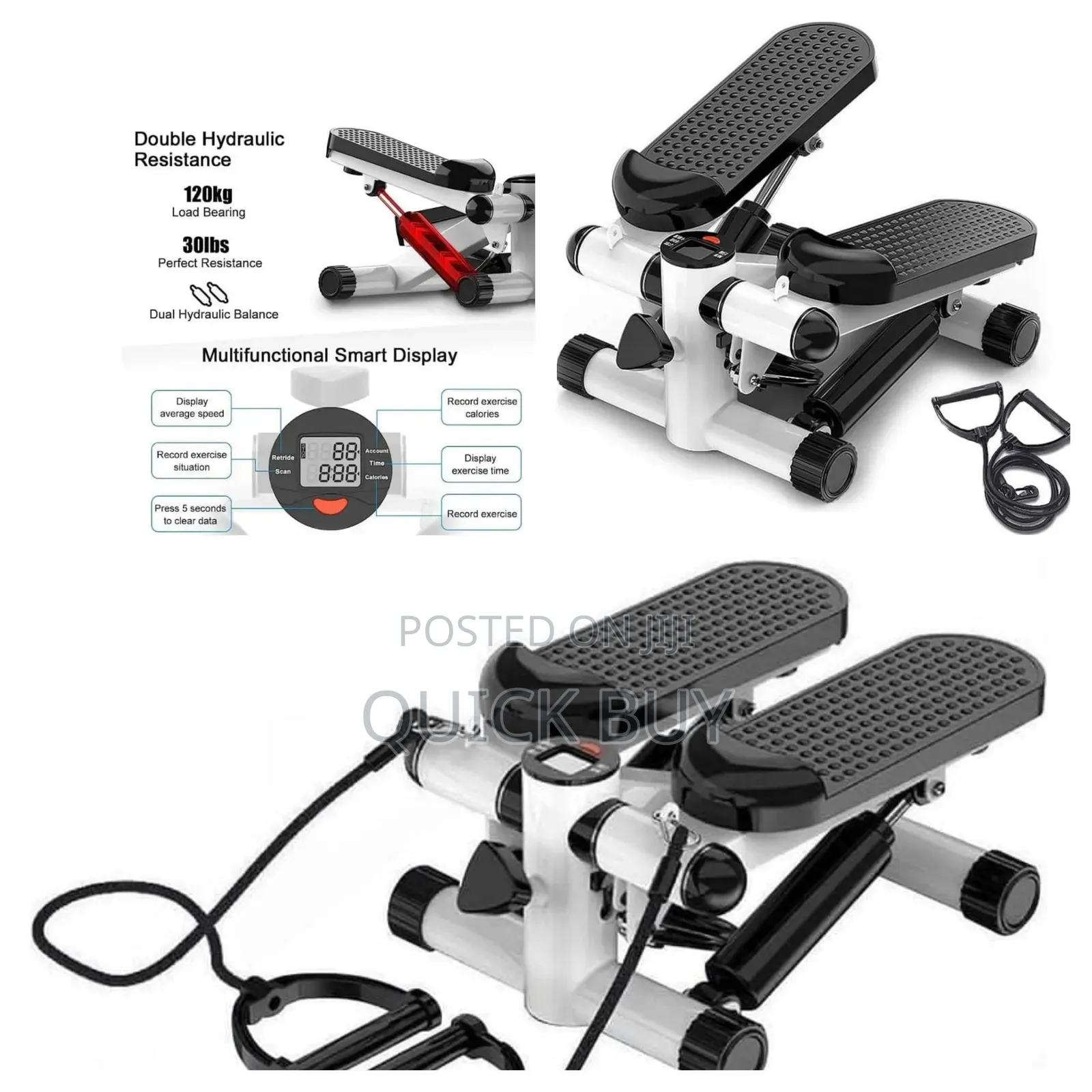 Sunny Health Fitness Mini Stepper for Exercise
