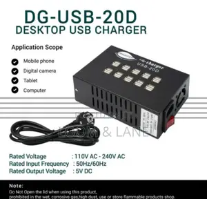 Usb-20d 20-Port Usb Charging Station