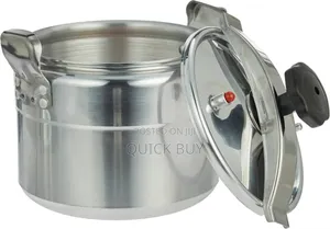 Home Silver Stainless Steel Manual Aluminum Pressure Cooker