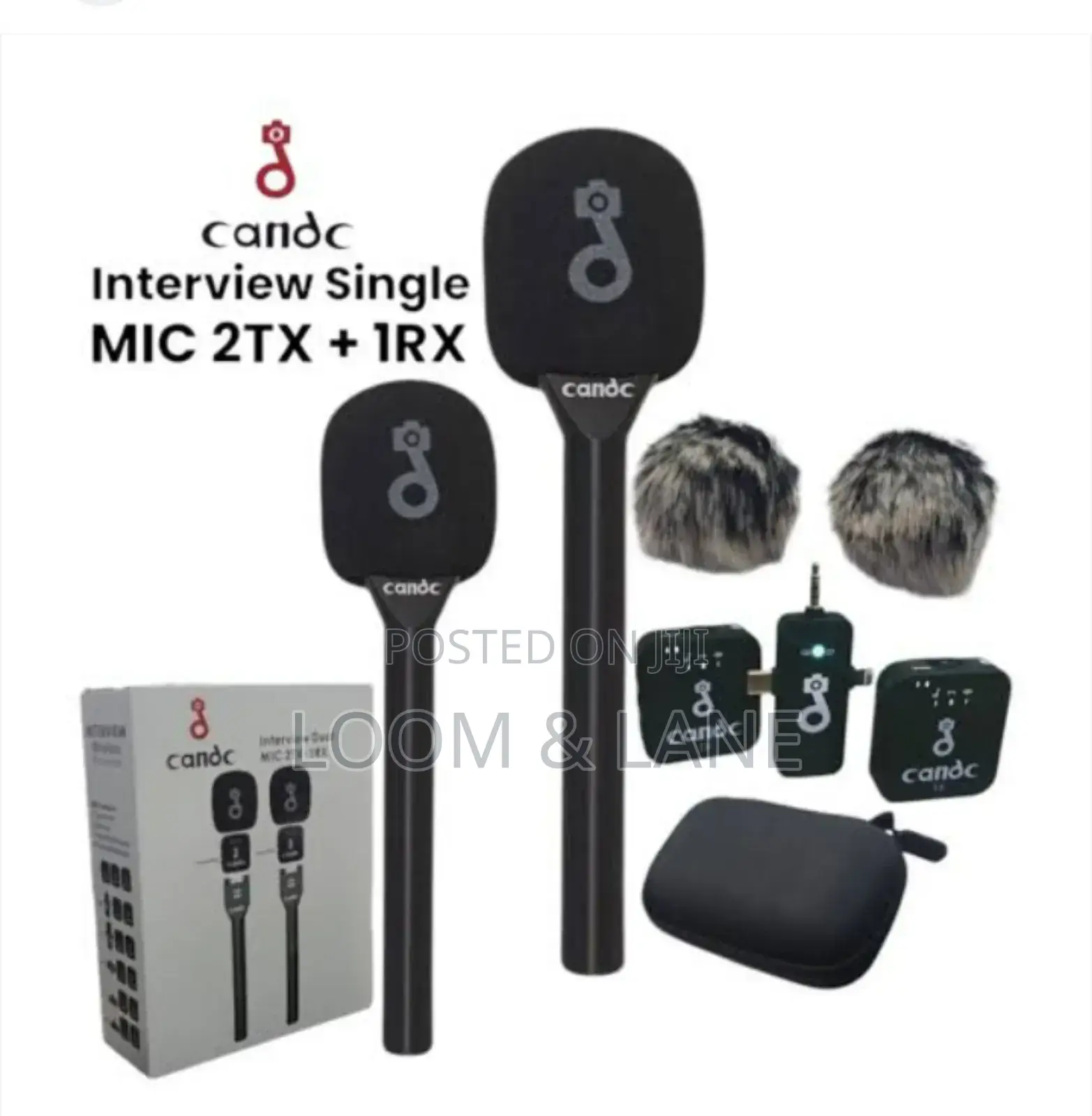 Candc Interview 3 in 1 Dual Wireless Microphone