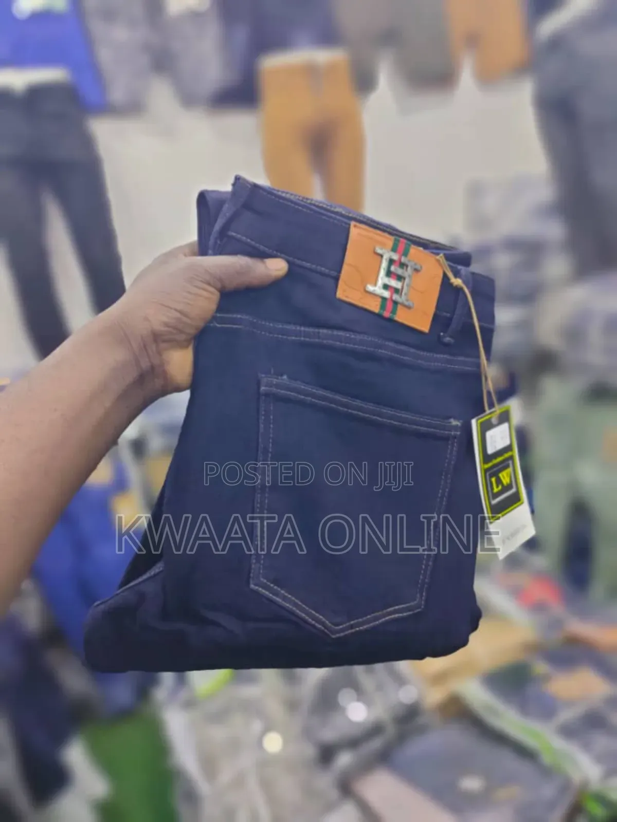 Mens Fashion Jeans Straight Stretch Comfortable Breathable