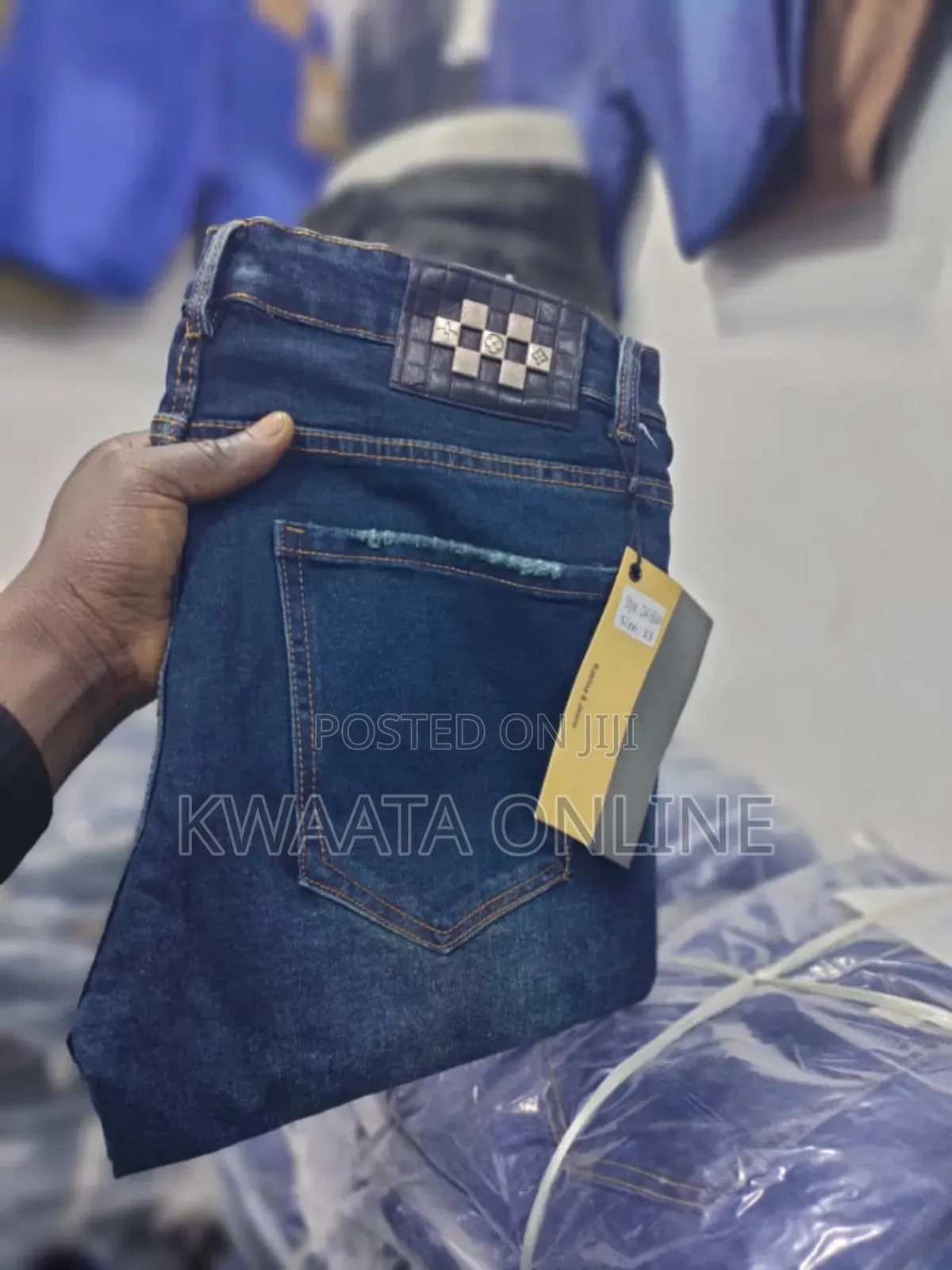Mens Fashion Jeans Straight Stretch Comfortable Breathable