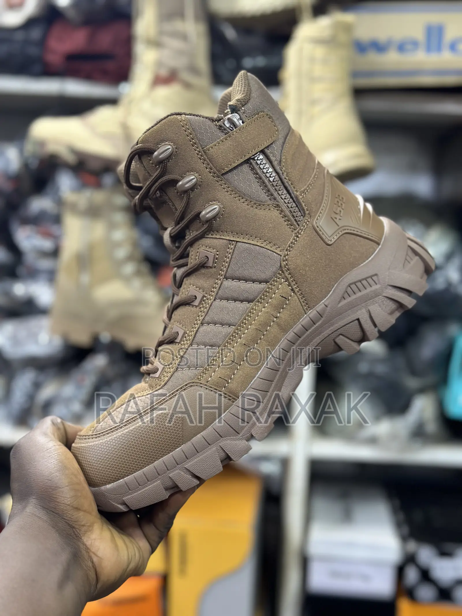Original Coffee Brown A533 Tactical Desert Boots