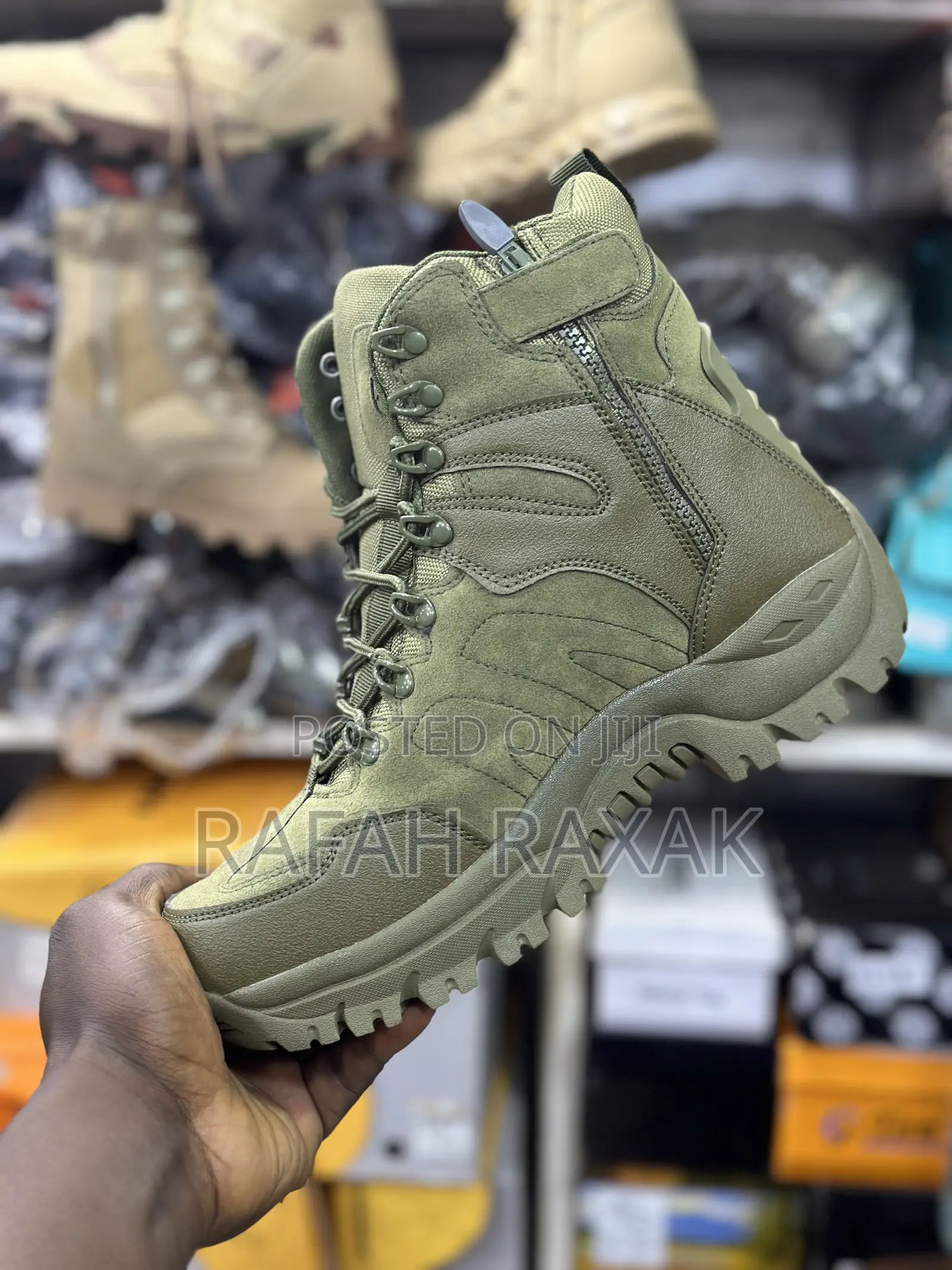 Original Men’S Green Rafale Tactical Military Desert Boots