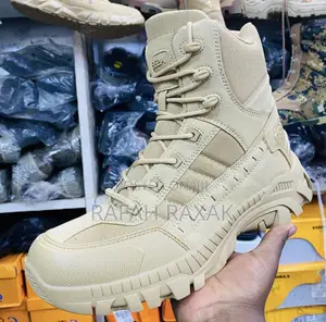 Men’S Khaki A533 Military Tactical Hiking Desert Boots