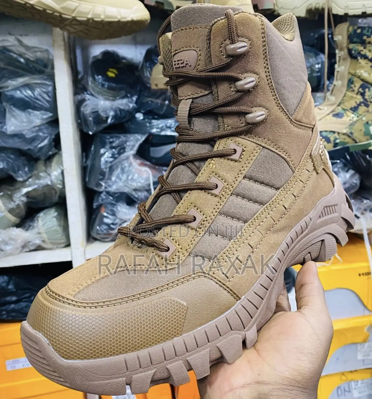 New Brown A533 Outdoor Tactical Military Hiking Desert Boots