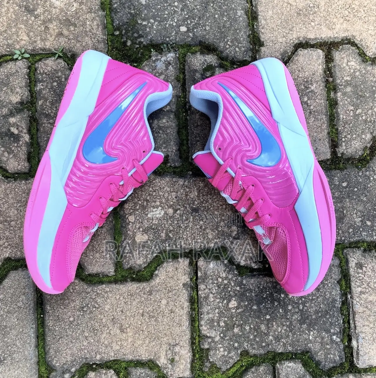New Pink/White Nike Kobe Ja Morant 2 Basketball Sneakers