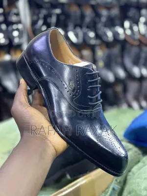 Men’S Black John Foster Formal/Gentle Shoes