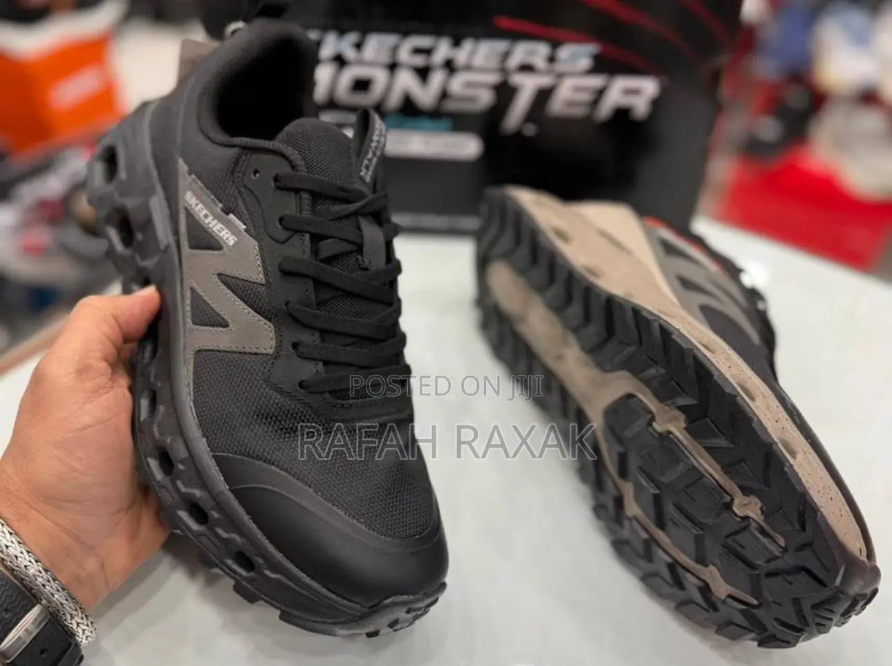 Men’S Black Skechers Go Walk “Glide Step” Trainer Sneakers
