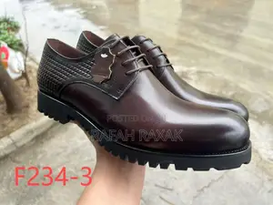 Men’S Original Dark Tan Franco Banetti Gentle Lace Up Shoes