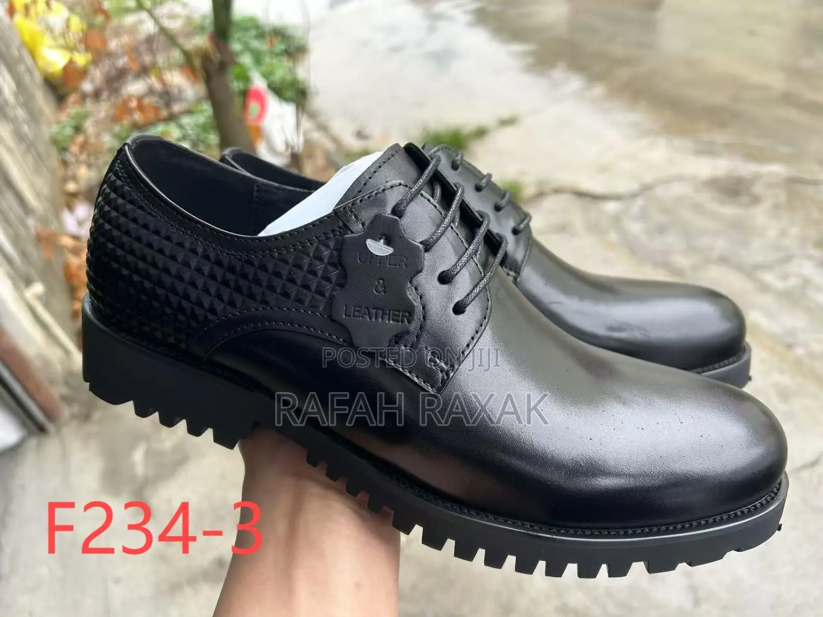 Men’S Black Double Sole Franco Banetti Gentle Oxford Shoes