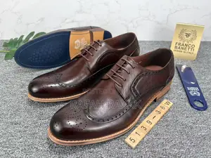 Photo - Men’S Coffee Brown Franco Banetti Oxford Gentle Office Shoes