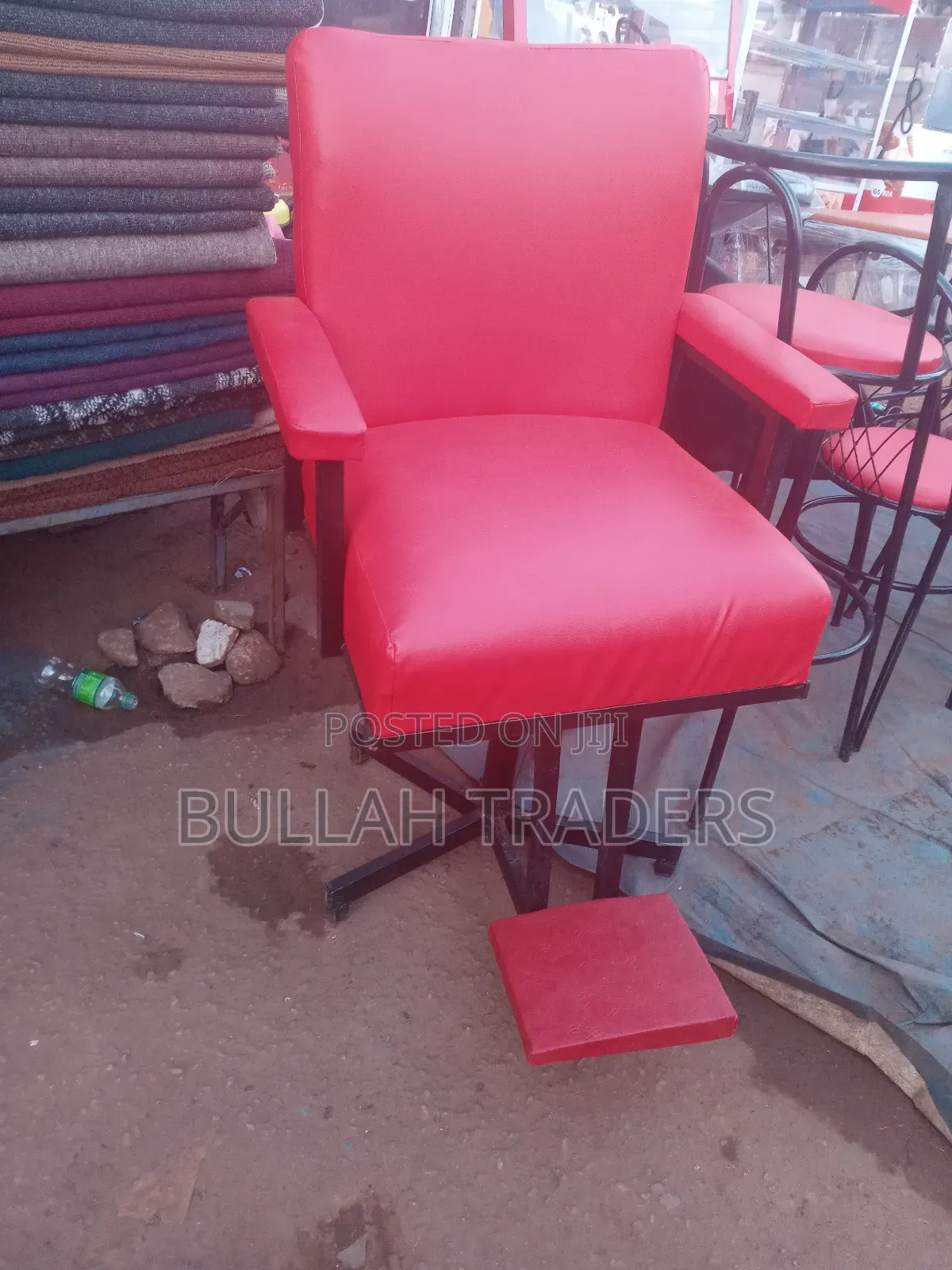 Barbers Chairs High With Handles for Holding On
