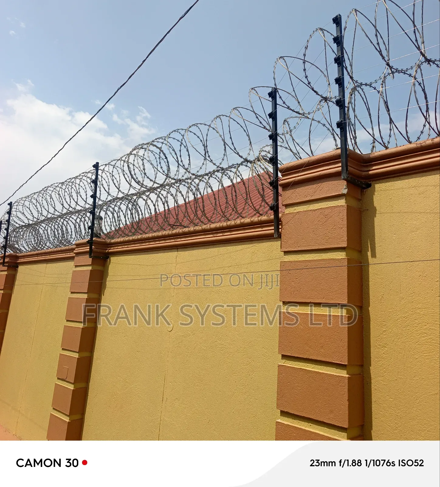 Electric Fence Backed Up With Alarm System