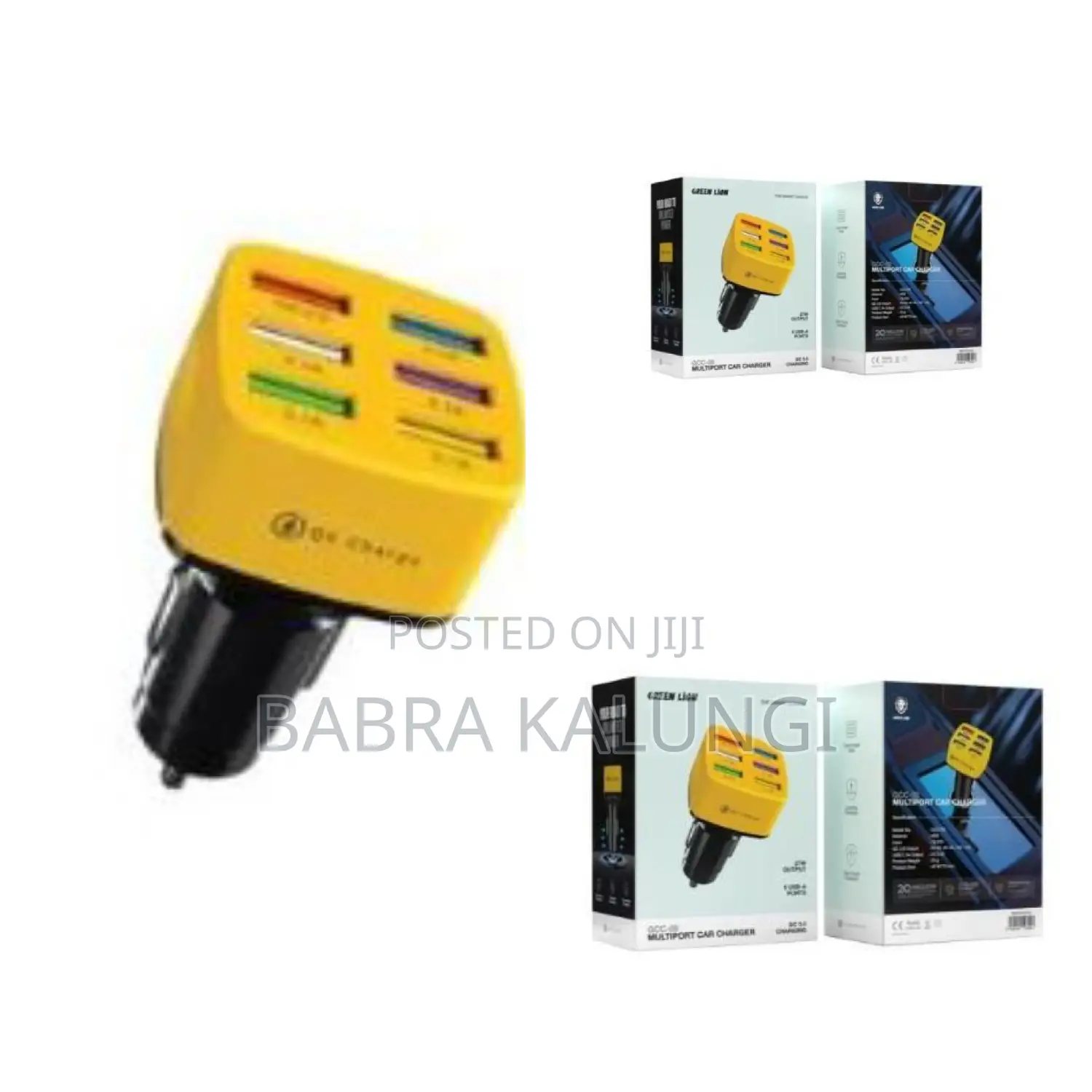 Green Lion GCC -05 Multi Port Car Charger.