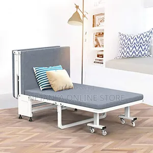 Foldable Metal Strong Frame Single Bed