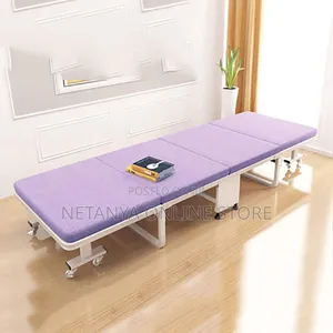 Foldable Metal Strong Frame Single Bed