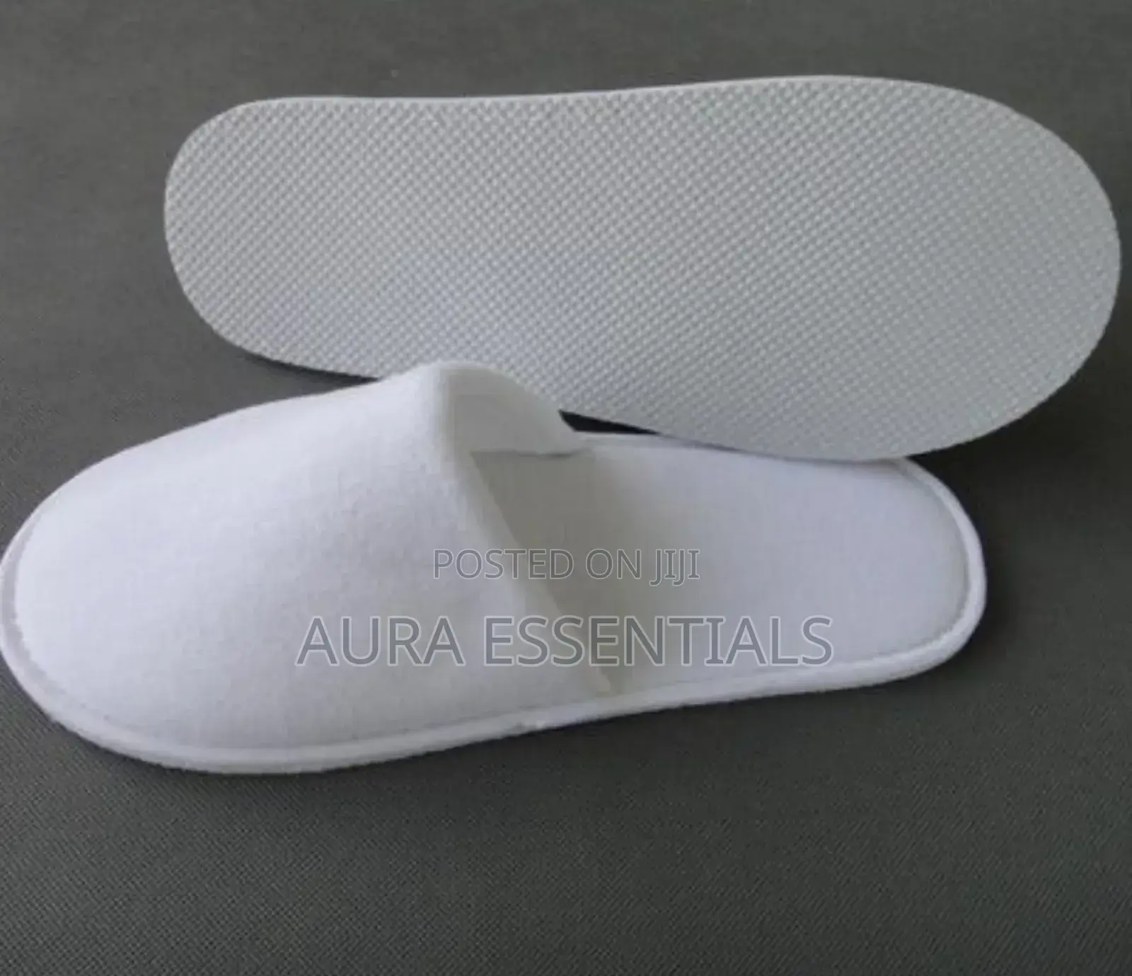 Terry Closed Toe Indoor Slippers