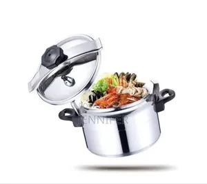 Home Silver Stainless Steel Manual Aluminum Pressure Cooker