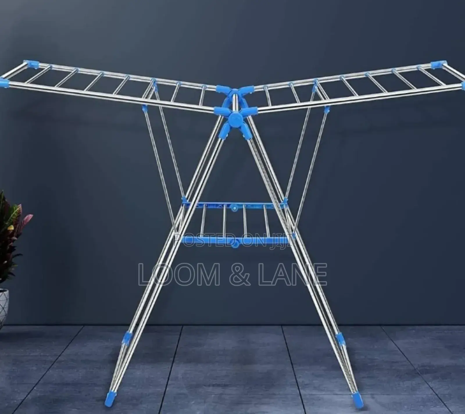 Plantex Stainless Steel Foldable Cloth Drying Rack