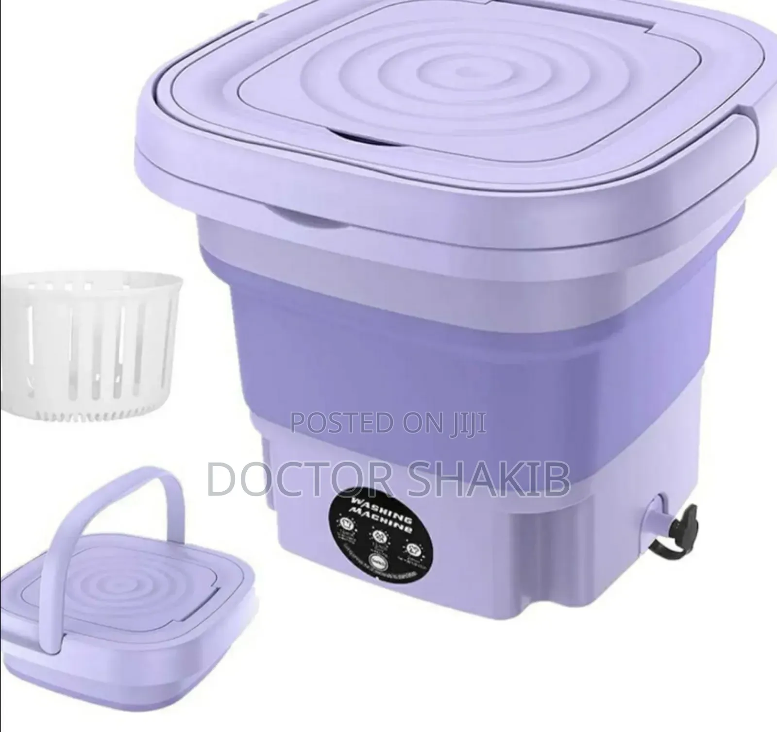 New 8l Foldable Mini Washer Machine and Drain Basket