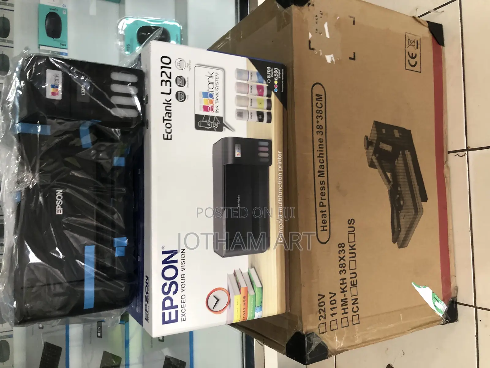 Heat Press and Sublimation Printer Full Package