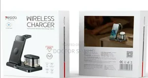Quality Yesido Ds22 5-in-1 Wireless Charger With Clock