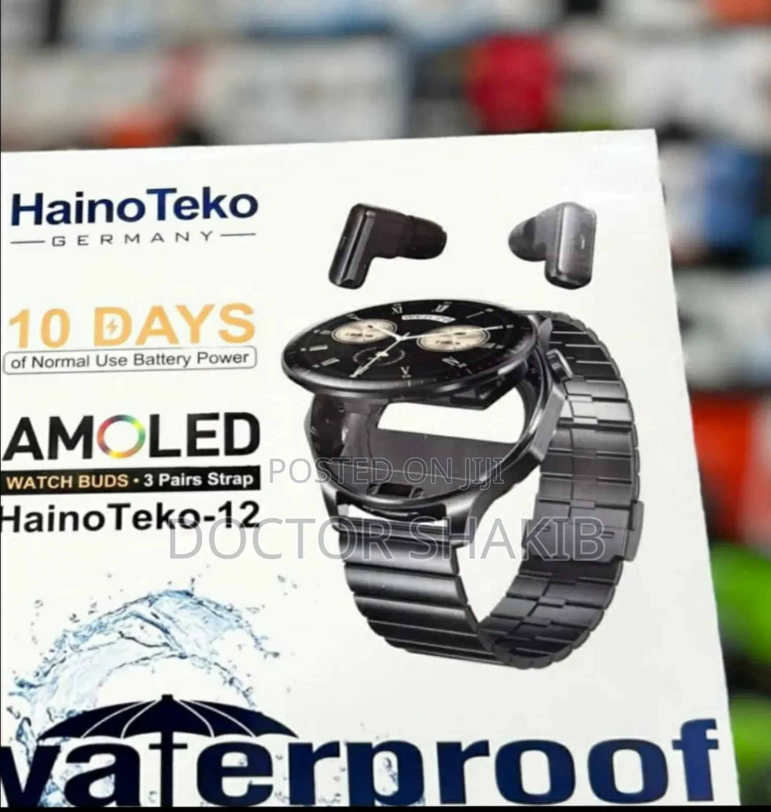Brand New Haino Teko-12 Smartwatch and Earbuds Set