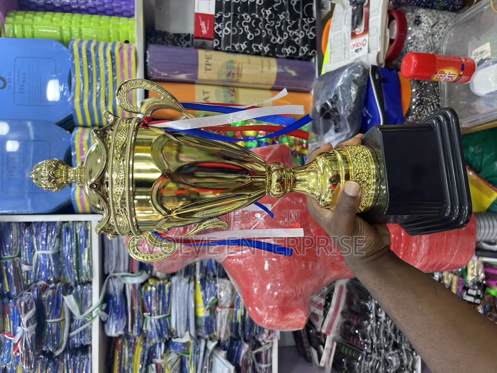Large Gold Trophy Cup