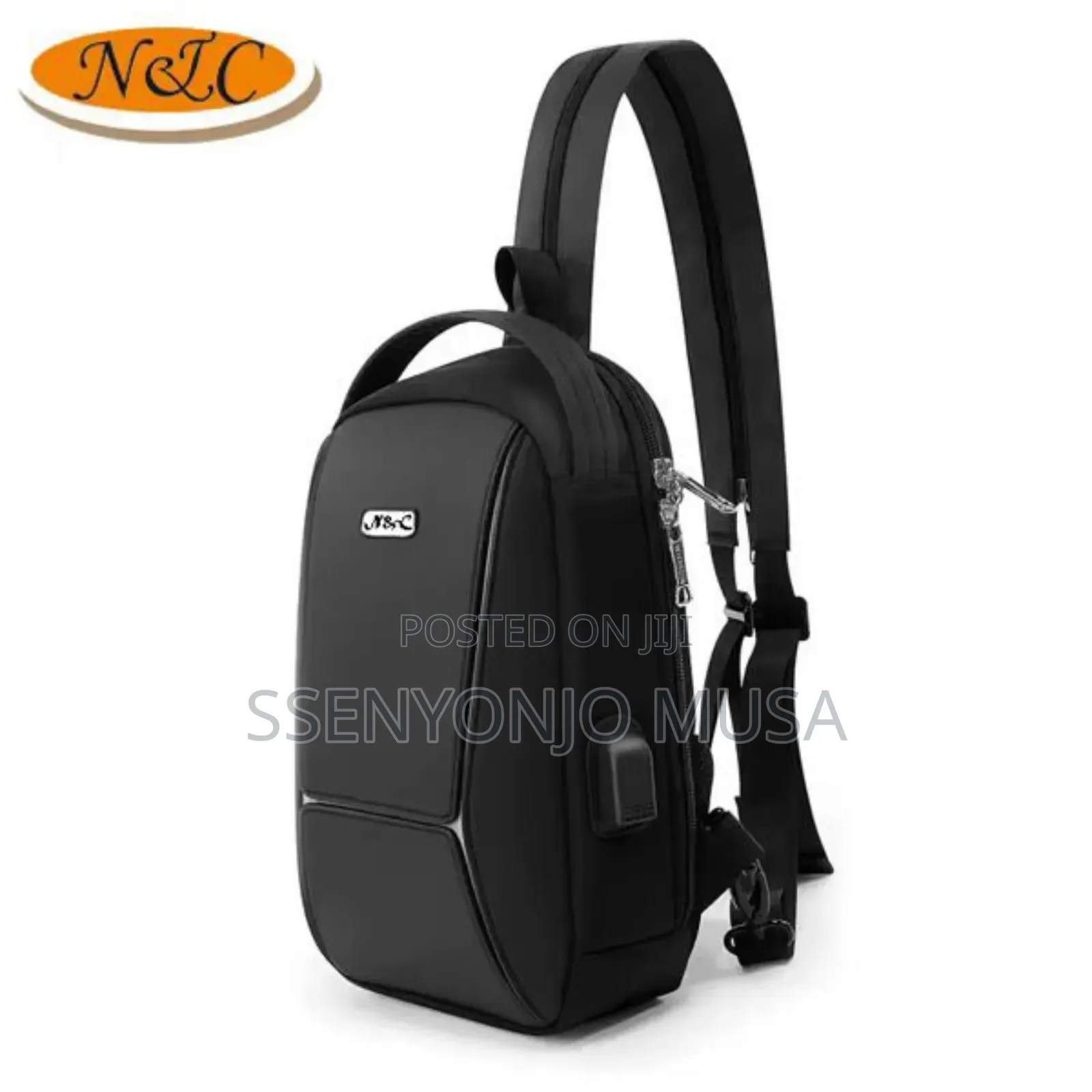 N C Daypack With Usb Charger - Crossbody Shoulder Backpack