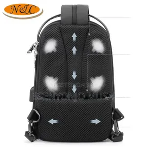 N C Daypack With Usb Charger - Crossbody Shoulder Backpack