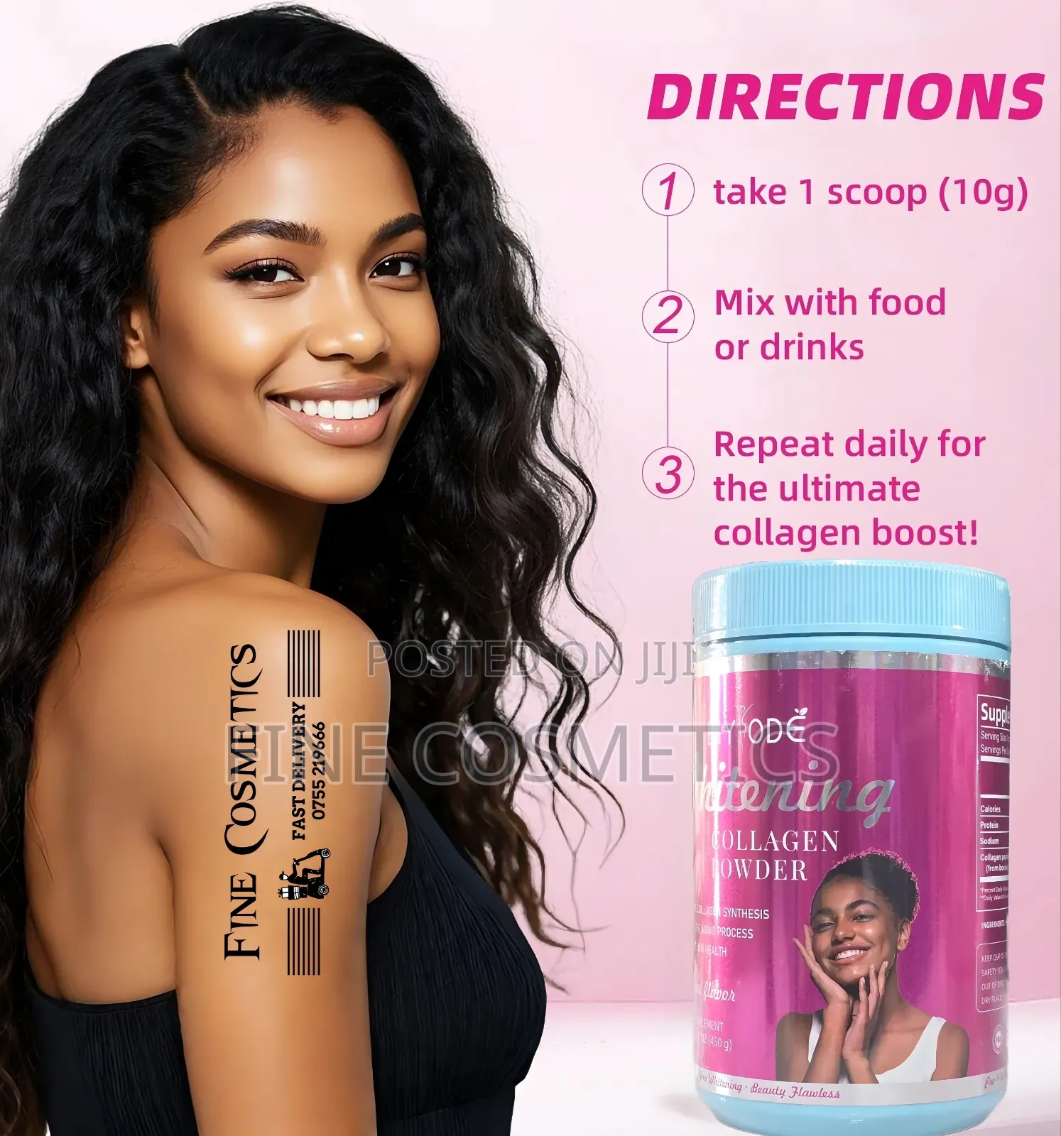 Skin Whitening Collagen Powder | Anti-aging With Vitamin C