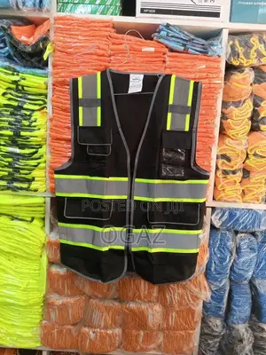 Unique Black Reflector Vests