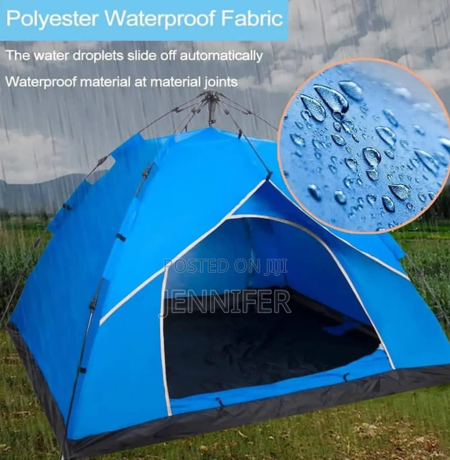 Lightweight Camping Tent 4-6 Person Color Varies