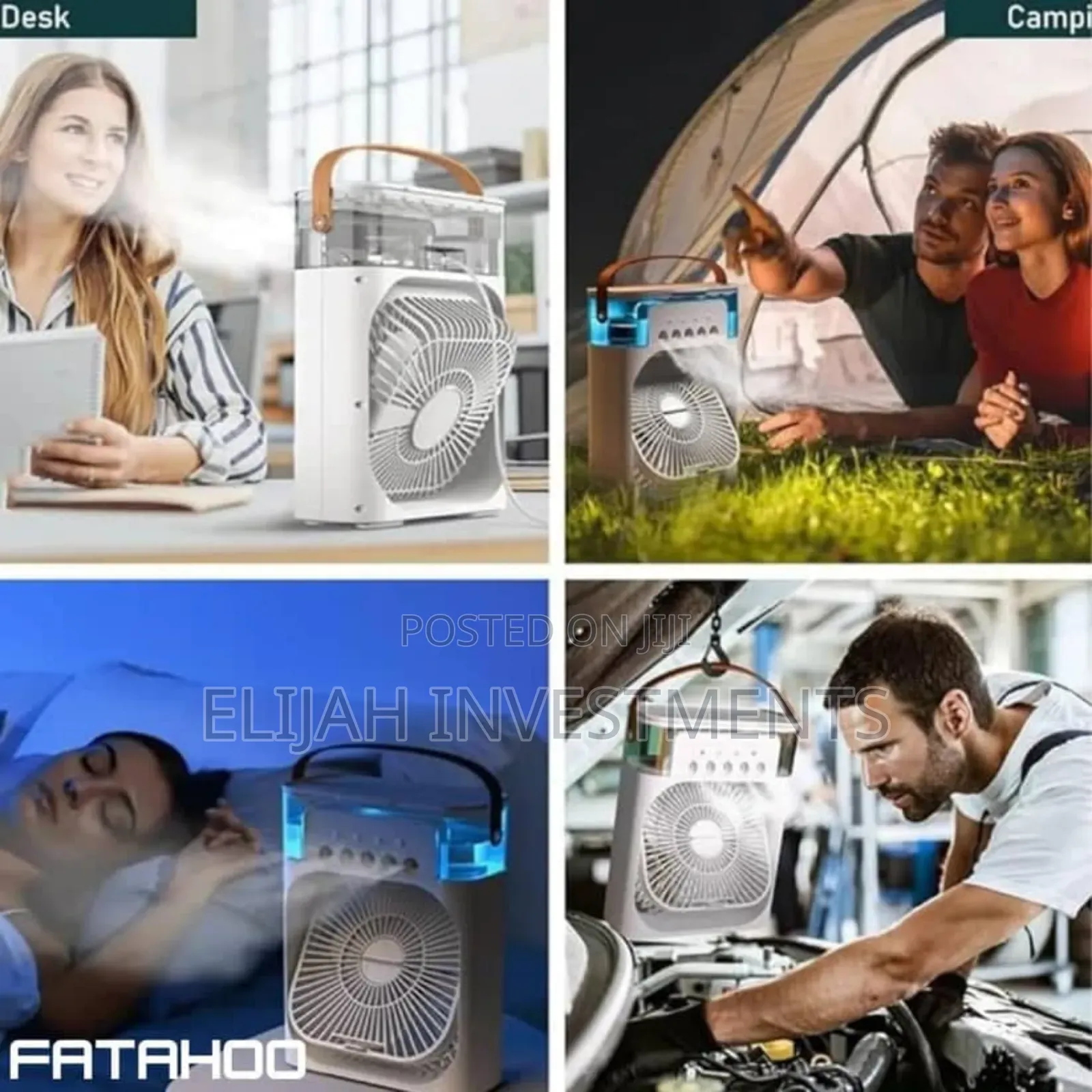 Portable Air Conditioner, Cooling Fan (20cm X 9cm X 26cm)