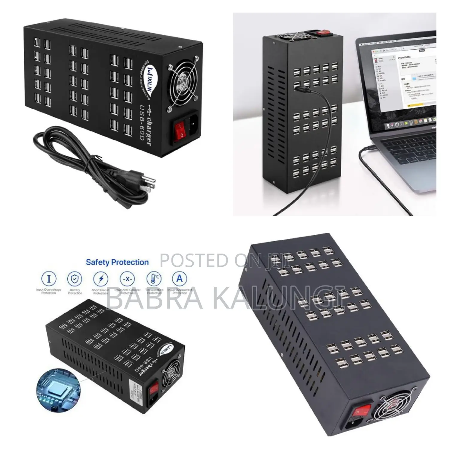 60 Port Usb Charging Station