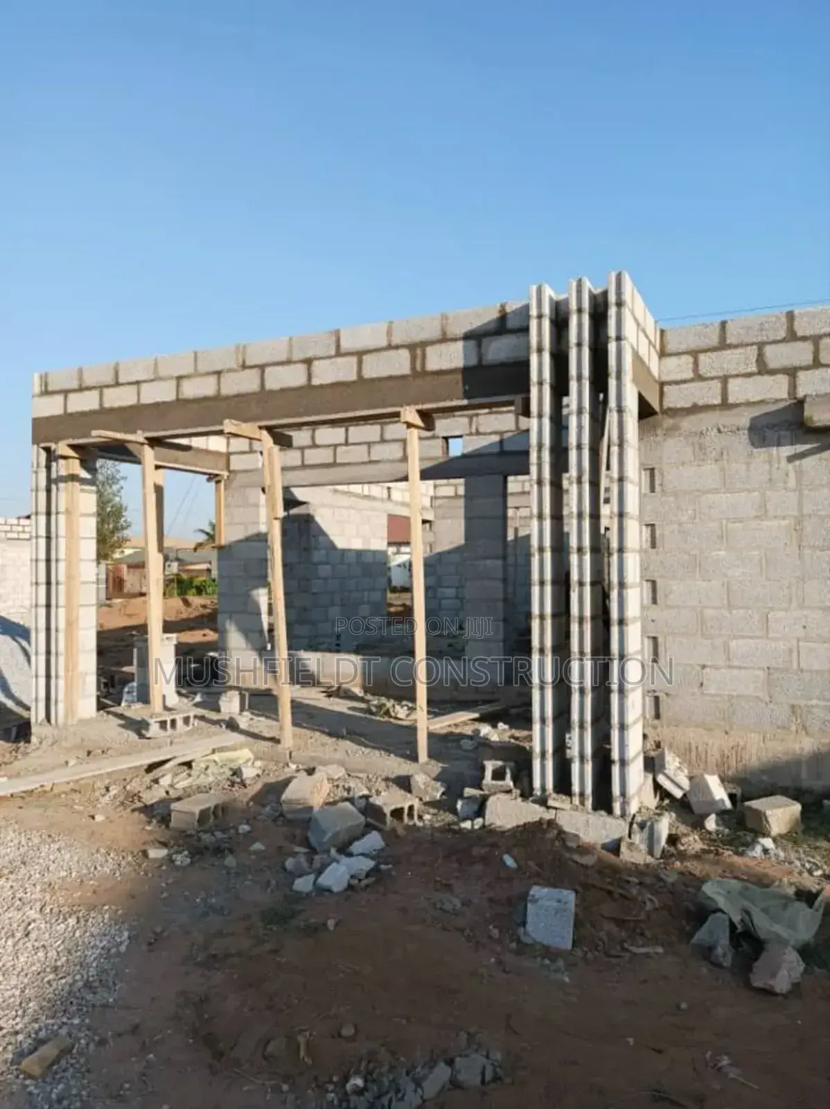 Wall Fence and Canopy Construction