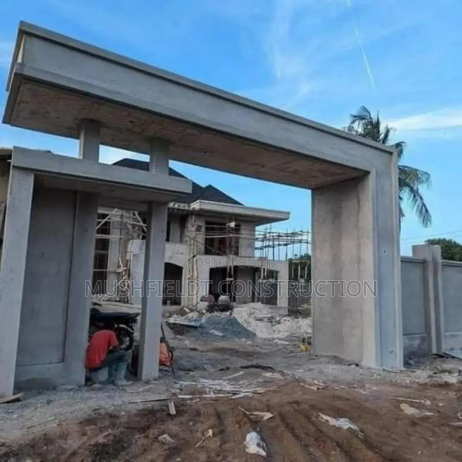 Wall Fence and Canopy Construction