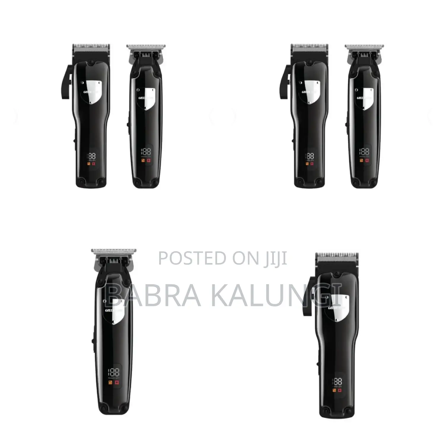 Rechargeable Green Lion Hair Clipper