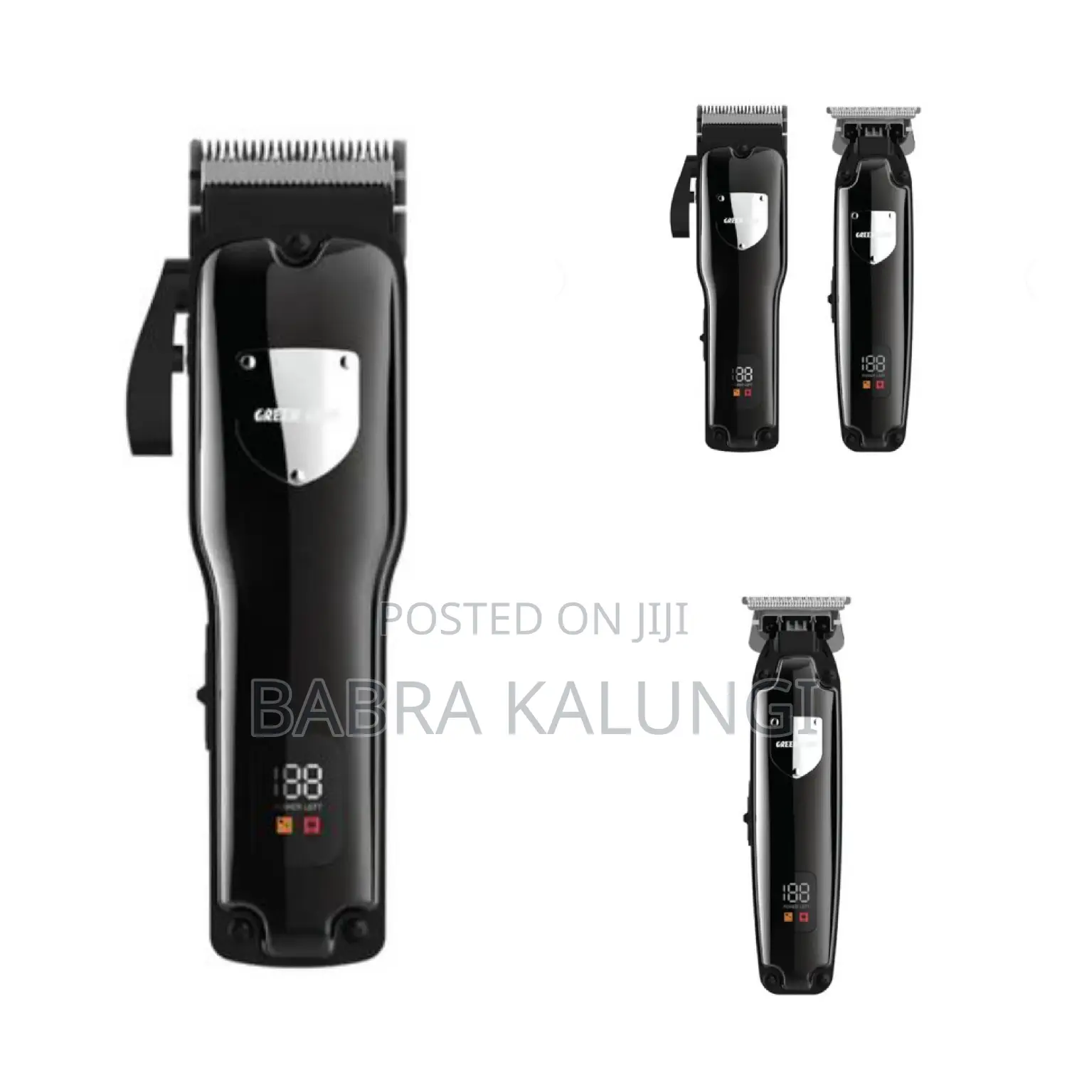 Rechargeable Green Lion Hair Clipper