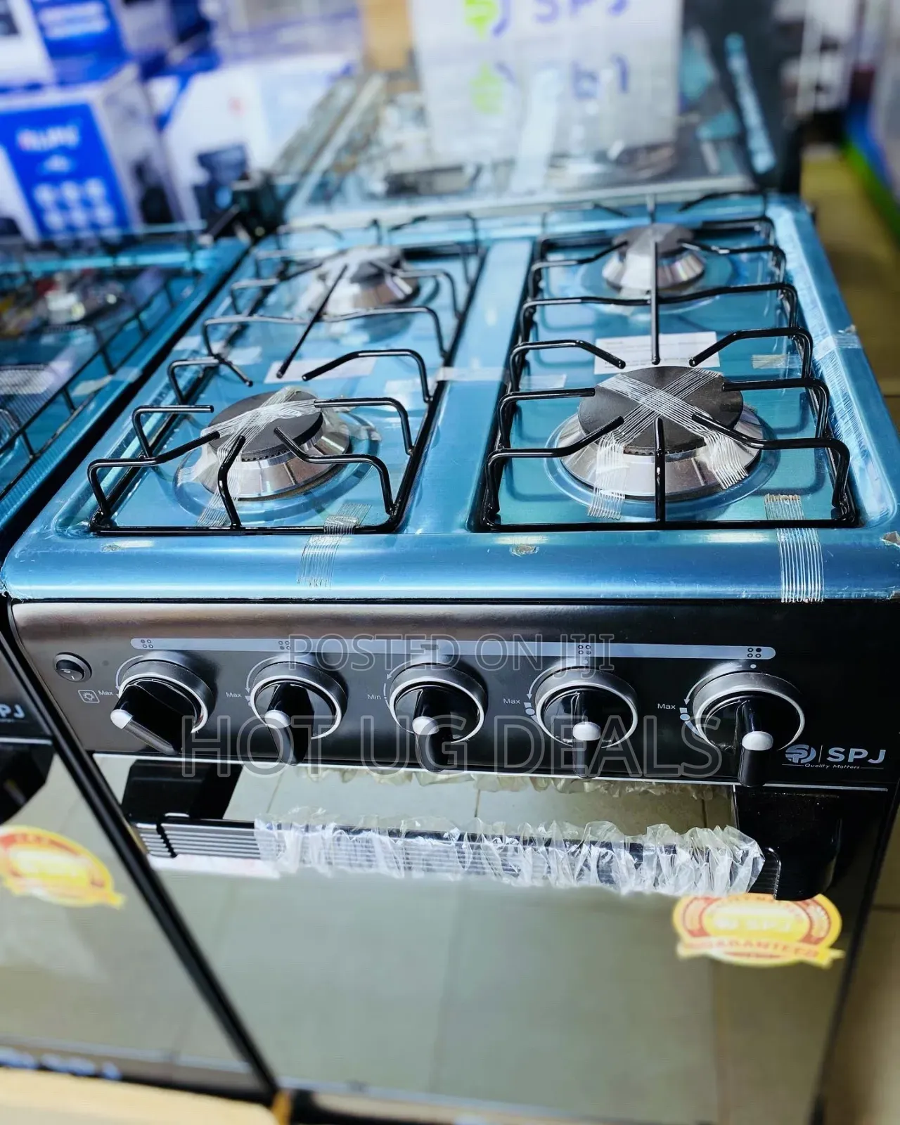 Spj 50x50cm 4 Gas Burner Cooker With Gas Oven Oven Light