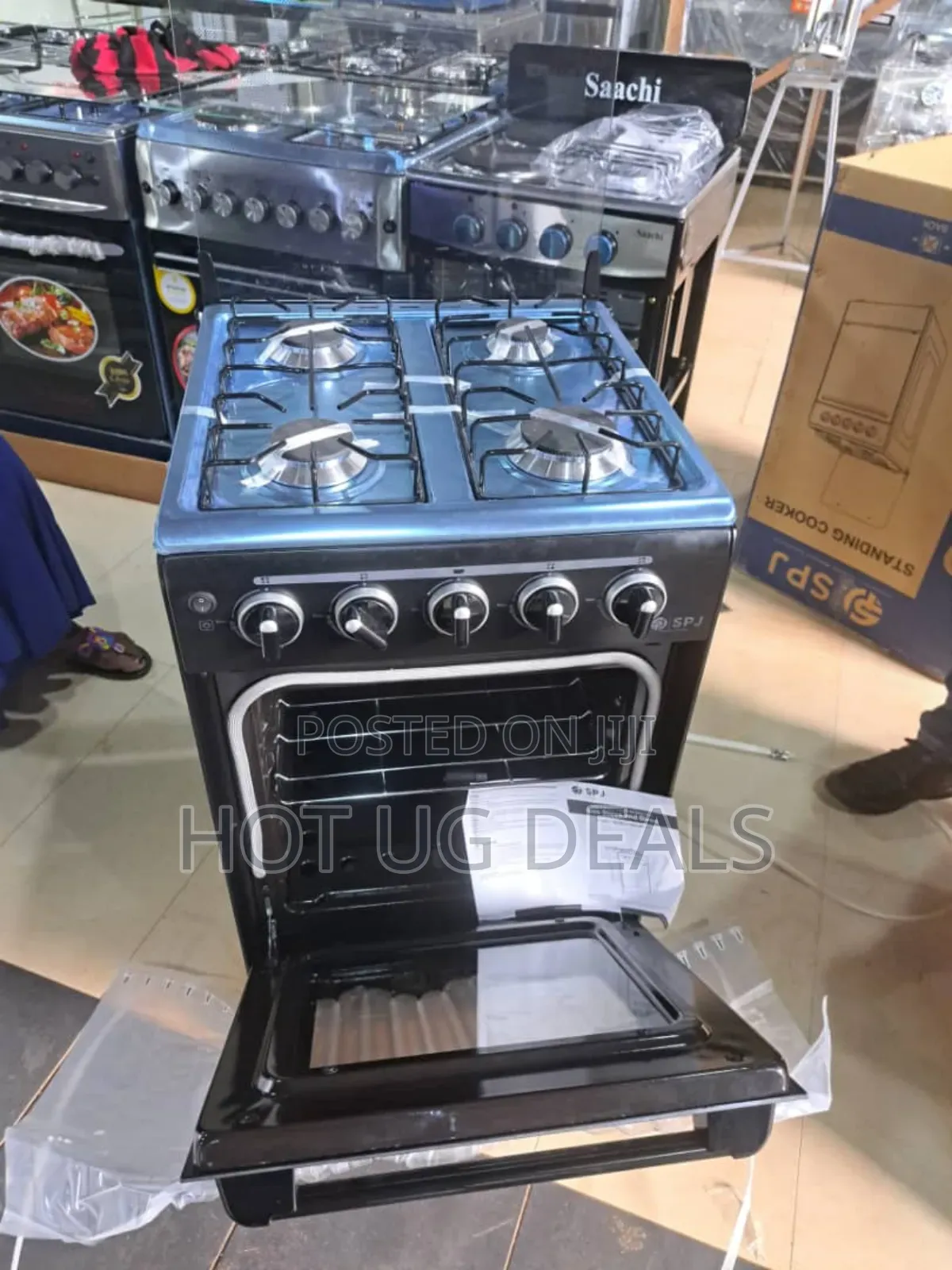 Spj 50x50cm 4 Gas Burner Cooker With Gas Oven Oven Light