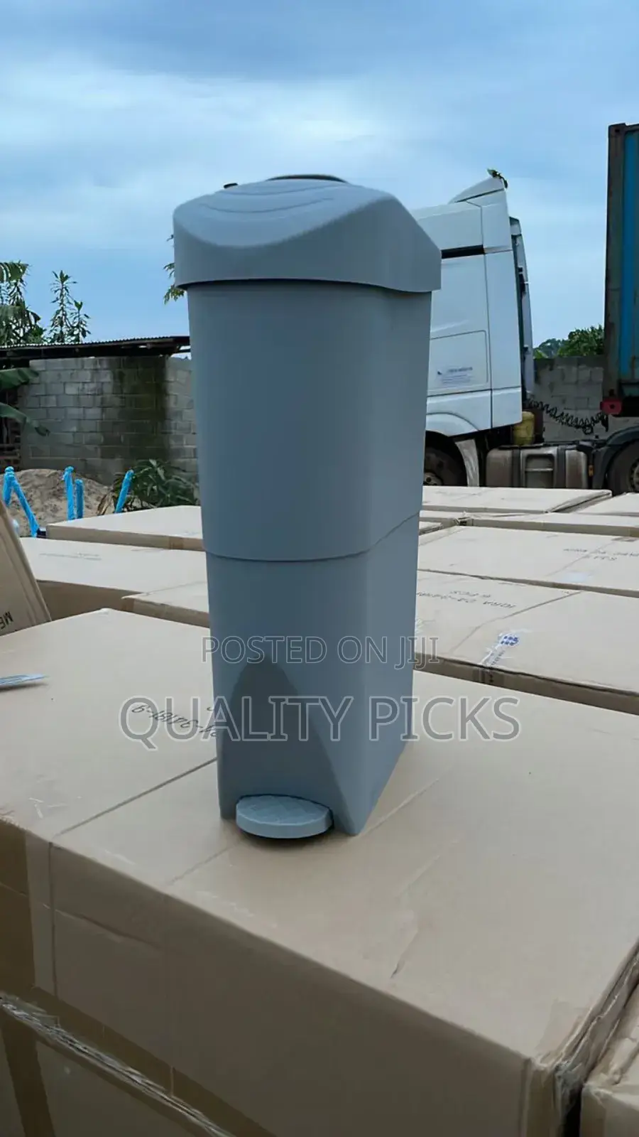 Maxbin 20 Liters Grey Sanitary Disposal Bin.