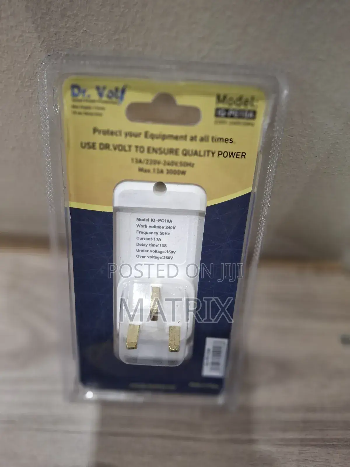 Dr Volt 13a Smart Power Protection for All Equipment-Tv/Fridge Guard