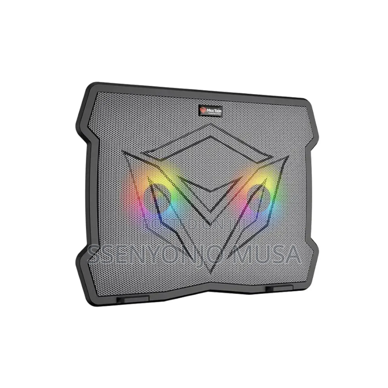 Pc Stand Cooler Pad - Quiet Adjustable RGB Laptop Cooler
