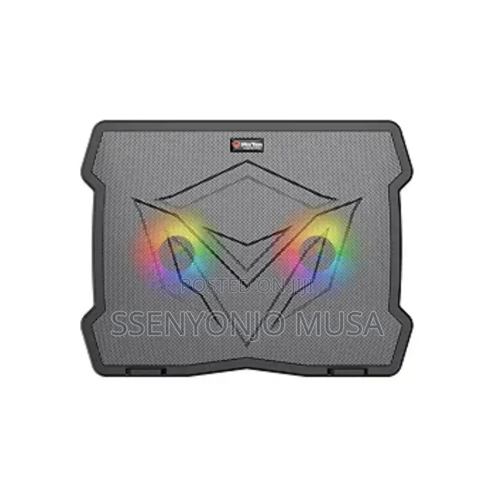 Pc Stand Cooler Pad - Quiet Adjustable RGB Laptop Cooler