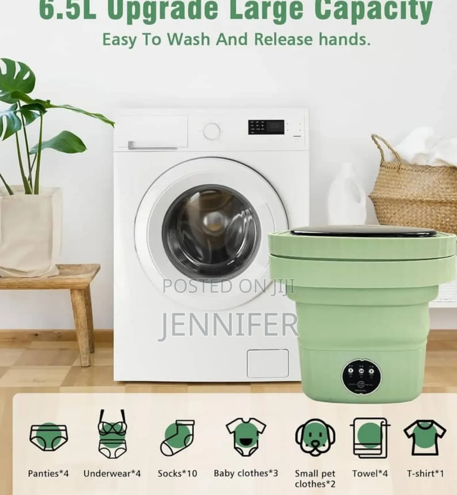 6.5l High Capacity Portable Washing Machine