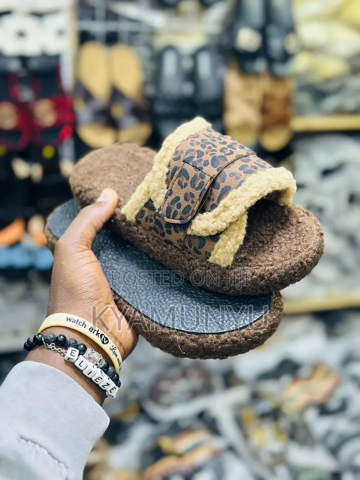 Leopard Print Far Sandals