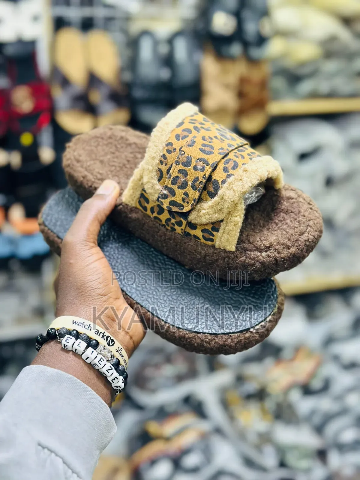 Leopard Print Far Sandals