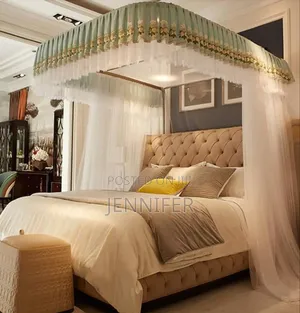 Rail Mosquito Net , U-Shaped Rail Bed Curtains 5by6 6by6